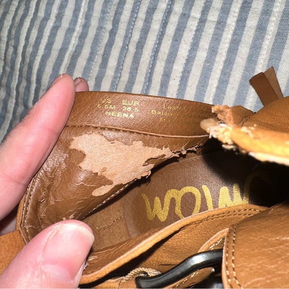 SAM EDELMAN Neena Brown Leather Point-Toe Ankle Boots 6.5 - Picture 15 of 15